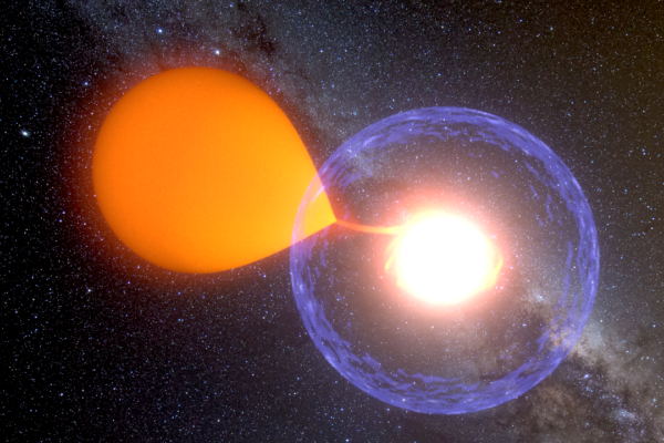 Artist’s impression of a classical nova eruption. (Credit: K